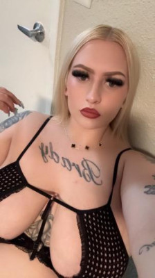 COME HAVE FUN WITH THIS BLONDE.