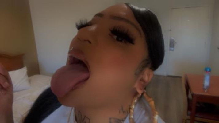 nut in our mouth and watch us drink it